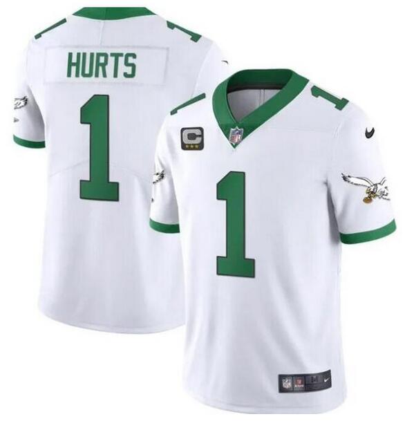 Men's Philadelphia Eagles ACTIVE PLAYER Custom White Vapor Limited With C Patch Stitched Football Jersey Men's Philadelphia Eagles ACTIVE PLAYER Custom White Vapor Limited With C Patch Stitched Football Jersey